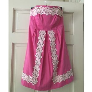 Lilly Pulitzer strapless dress